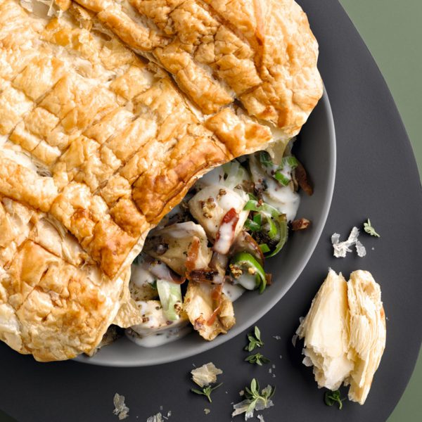 Chicken and mushroom pie Chicken and mushroom pie