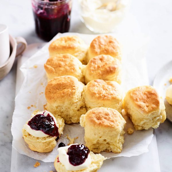 Buttermilk Scones with Mixed Berries Jam Buttermilk Scones with Mixed Berries Jam